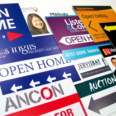 Corflute Sign Holder | Open Home Signs